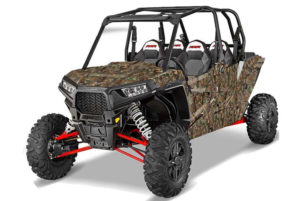 Polaris RZR 1000 XP 4 Door Graphic Kit - 2013-2016 Woodland Camo Camo