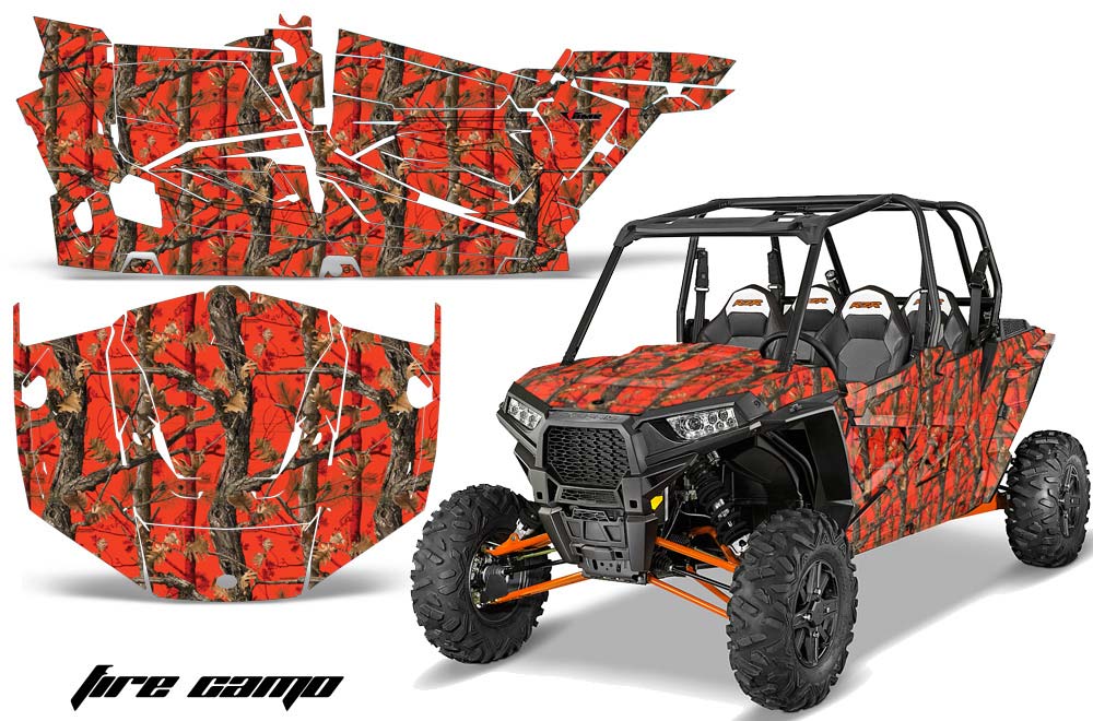 Polaris RZR 1000 XP 4 Door Graphic Kit - 2013-2016 Fire Camo Camo