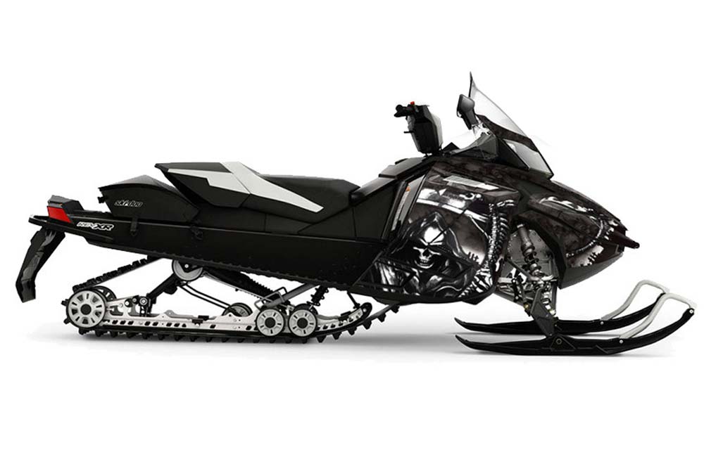Ski Doo Rev XR Sled Graphic Kit - 2013-2018 Reaper Black