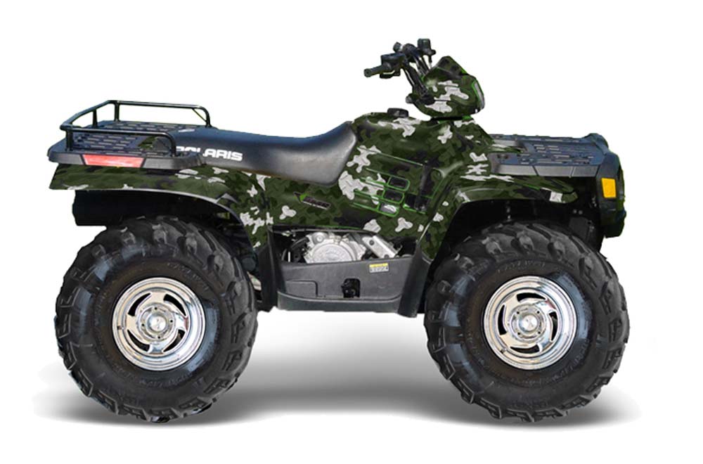 Polaris Sportsman 400 / 500 / 600 / 700 ATV Graphic Kit - 1995-2004 Camoplate Green
