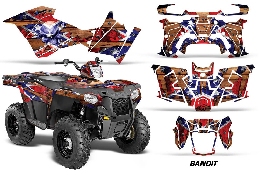 Polaris Sportsman 325ETX / 450 / 570 ATV Custom Graphic Kit - 2014-2017