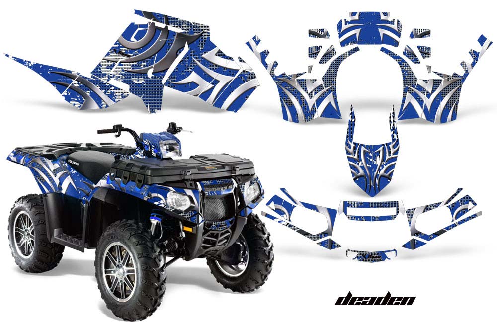 Polaris Sportsman 550 / 850 / 850SP / 1000 ATV Graphic Kit - 2009-2016 Deaden Blue