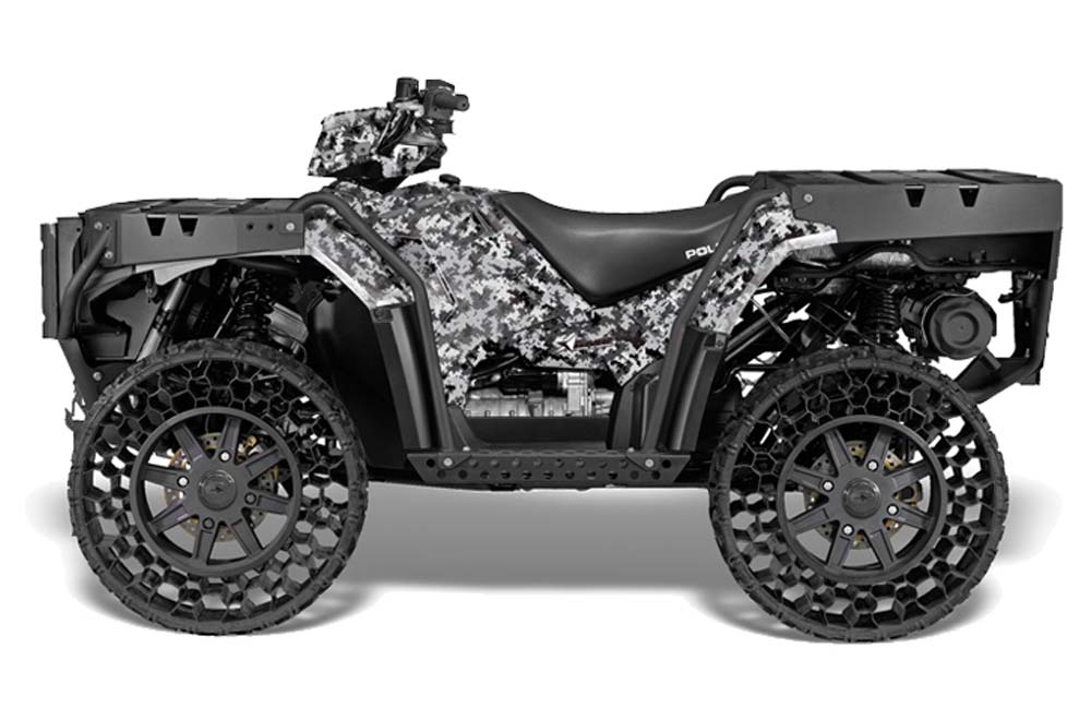 Polaris Sportsman WV850 ATV Graphic Kit - 2012-2015 Digi Camo Silver