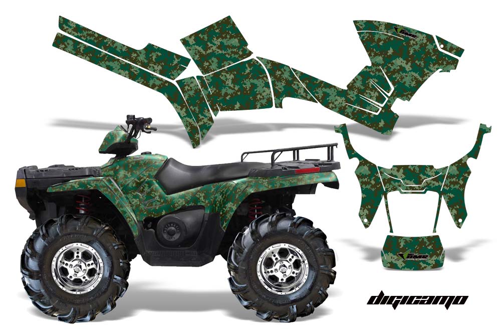 Polaris Sportsman 800 / 500 ATV Graphic Kit - 2005-2010 Digicamo Green