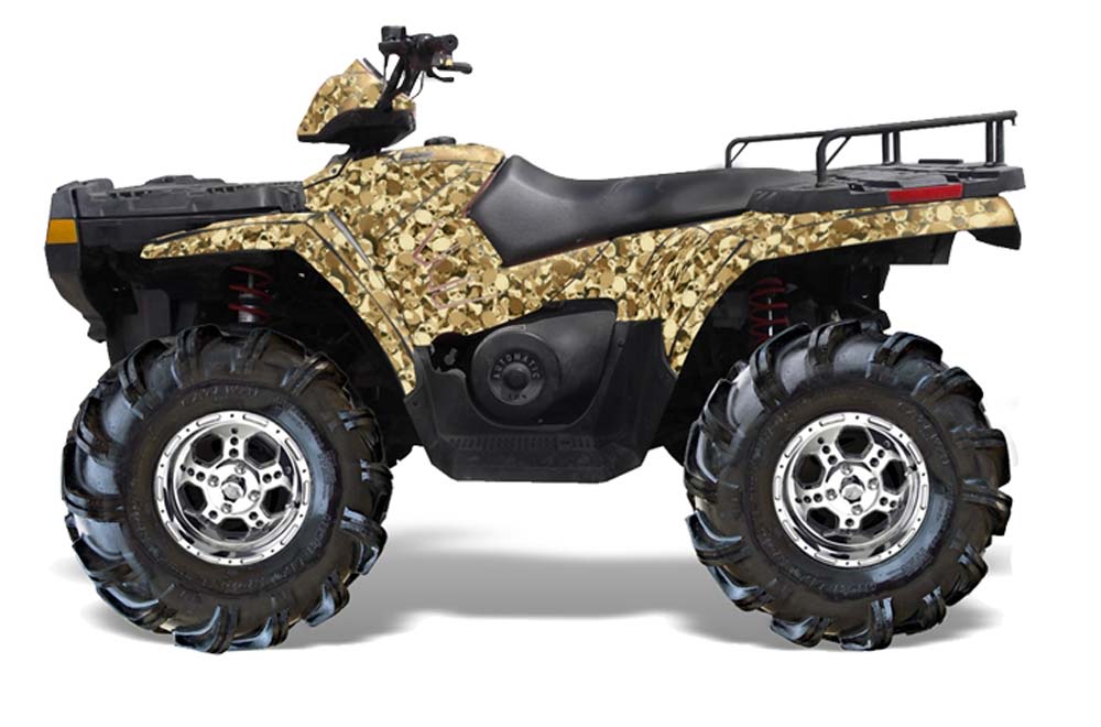 Polaris Sportsman 800 / 500 ATV Graphic Kit - 2005-2010 Skull Camo