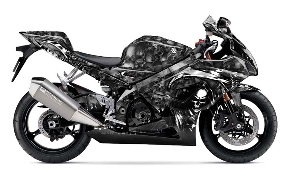 Suzuki GSXR 1000 Graphic Kit - 2005-2006 Reaper Black