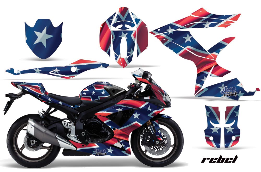 Suzuki GSXR 600 / 750 Graphic Kit - 2008-2010 Rebel