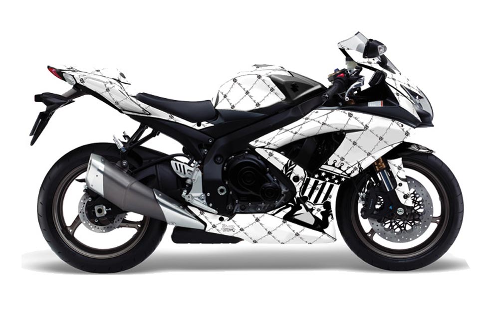Suzuki GSXR 600 / 750 Graphic Kit - 2008-2010 Silver Star Reloaded