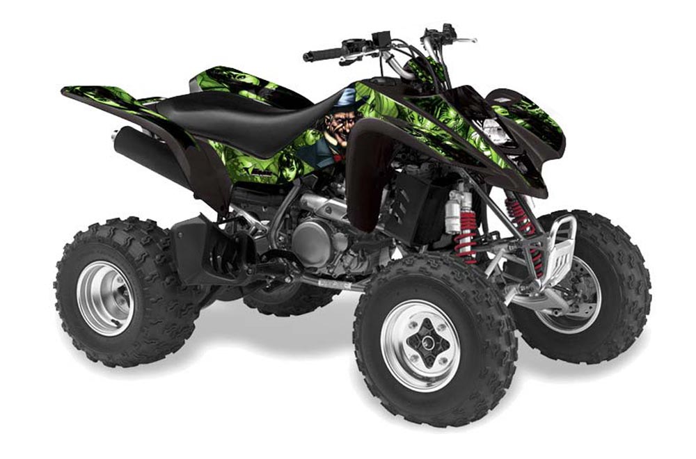 Suzuki LTZ 400 ATV Graphic Kit - 2003-2008 Mad Hatter Black