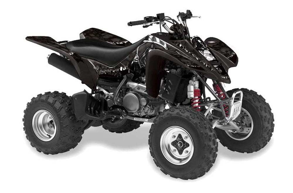 Suzuki LTZ 400 ATV Graphic Kit - 2003-2008 Reaper Black
