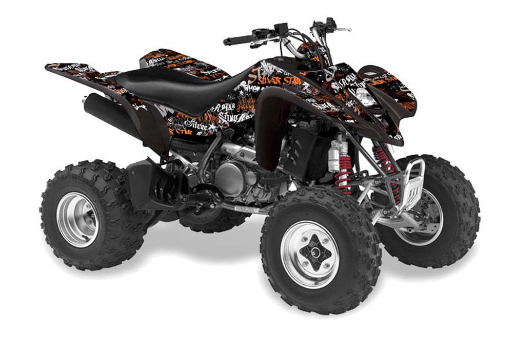 Suzuki LTZ 400 ATV Graphic Kit - 2003-2008 Silver Star - Silverhaze Orange