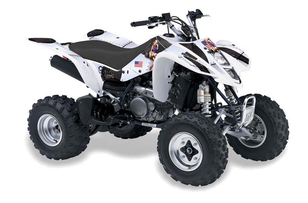 Suzuki LTZ 400 ATV Graphic Kit - 2003-2008 T Bomber White