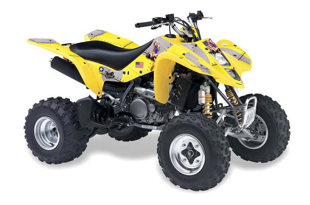 Suzuki LTZ 400 ATV Graphic Kit - 2003-2008 T Bomber Yellow