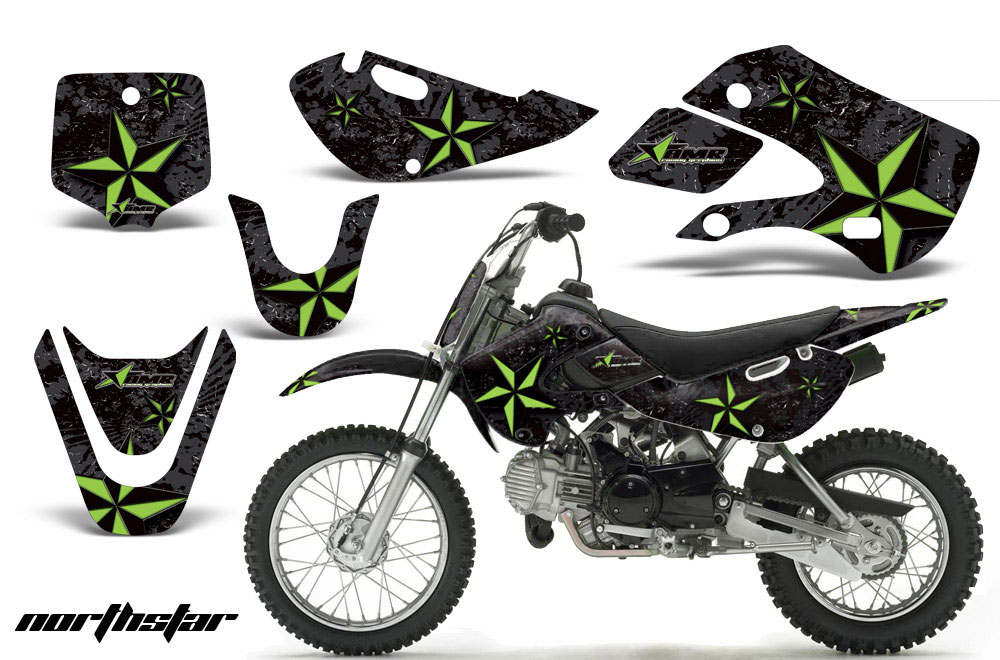 Suzuki RM 65 Dirt Bike Graphic Kit - All Years NorthStar Black