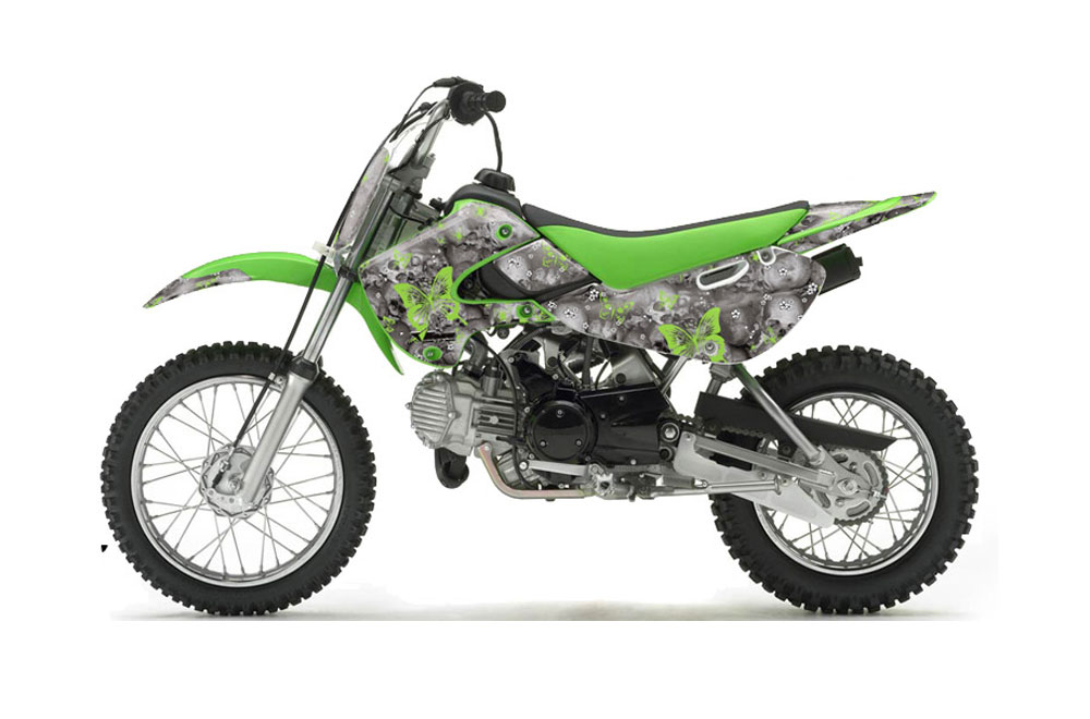 Suzuki DRZ 110 Dirt Bike Graphic Kit - All Years Butterfly Green