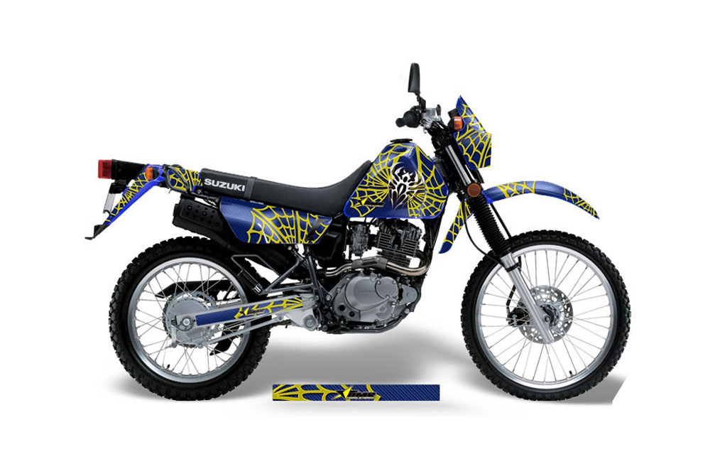 Suzuki DRZ 200 SE Dirt Bike Graphic Kit - 1996-2009 Widow Maker Yellow