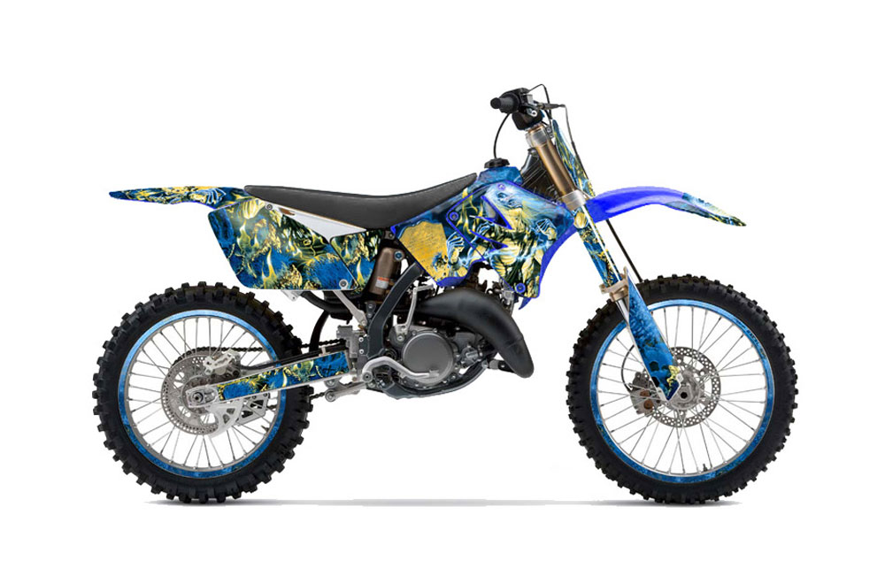Suzuki RM 125 Dirt Bike Graphic Kit - 2001-2009 Live After Death