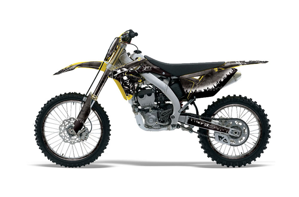 Suzuki RMZ 250 Dirt Bike Graphic Kit - 2010-2016 Reaper Black