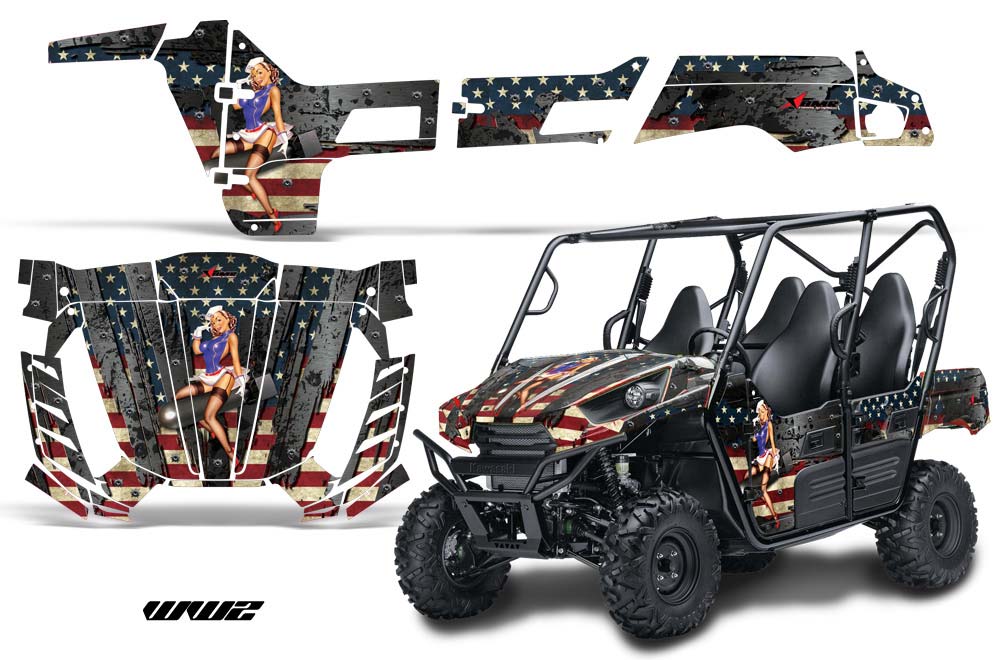 Kawasaki Teryx 800 4 Door Graphic Kit - 2013-2015 WW2
