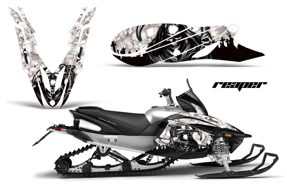 Yamaha Apex Sled Graphic Kit - 2011-2018 Reaper White