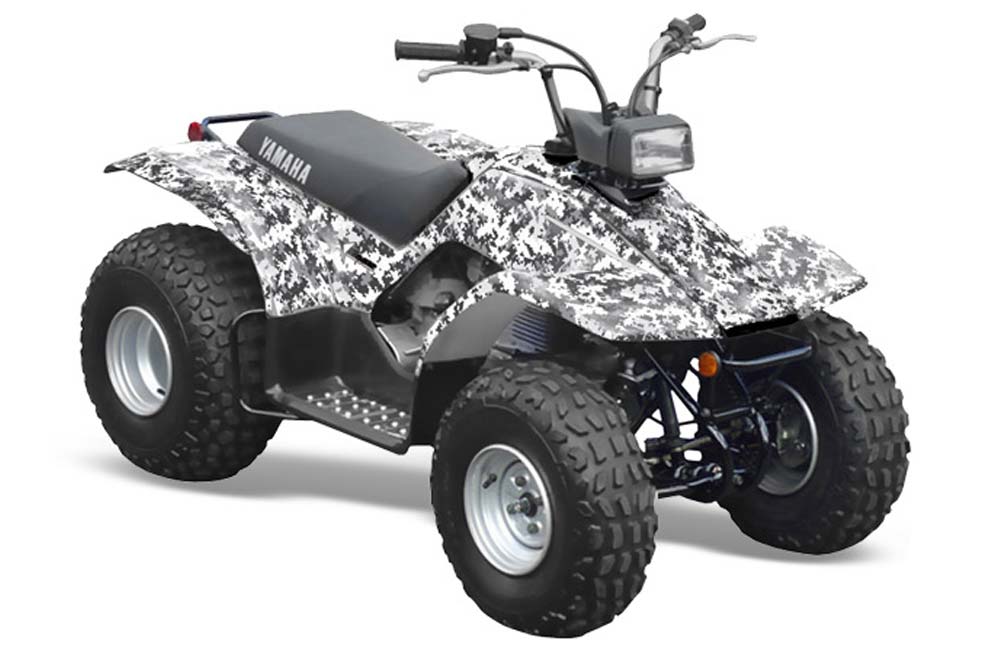 Yamaha Breeze 125 ATV Graphic Kit - 1989-2007 Digi Camo White