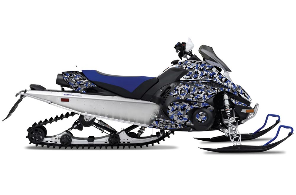 Yamaha FX Nytro Sled Graphic Kit - 2008-2014 Urban Camo Blue