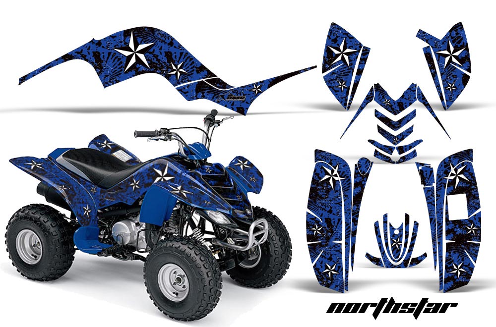 Yamaha Raptor 80 ATV Graphic Kit - 2003-2016 North Star Blue