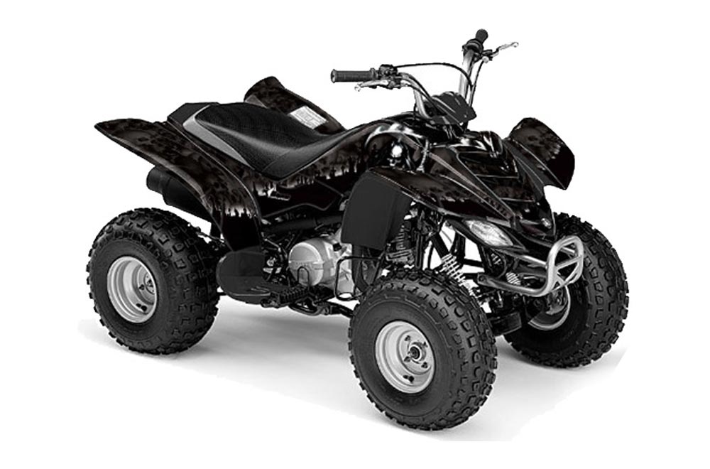 Yamaha Raptor 80 ATV Graphic Kit - 2003-2016 Reaper Black