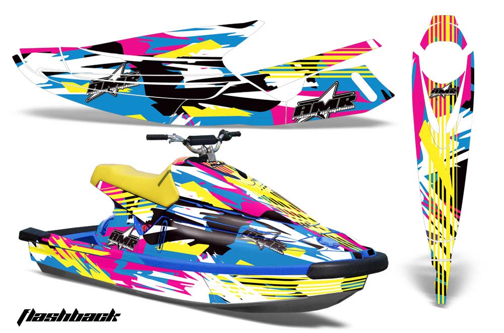 Yamaha Wave Blaster Jet Ski Graphic Kit - 1993-1996 Flashback