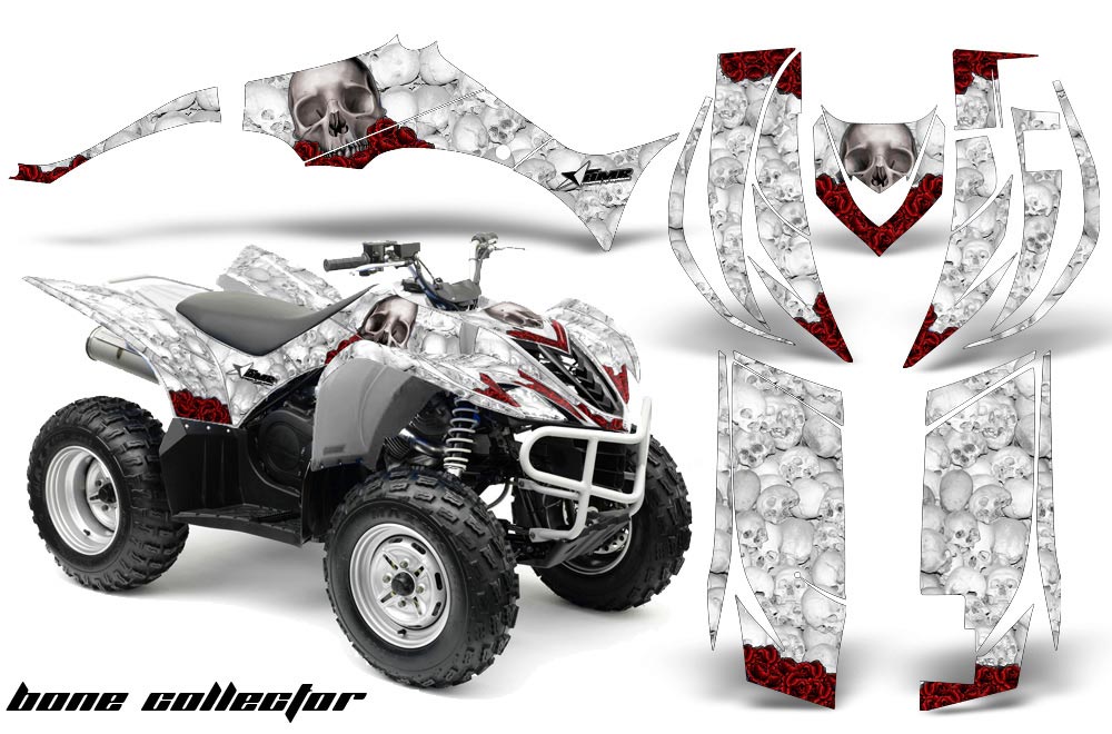 Yamaha Wolverine ATV Graphic Kit - 2006-2012 Bone Collector White