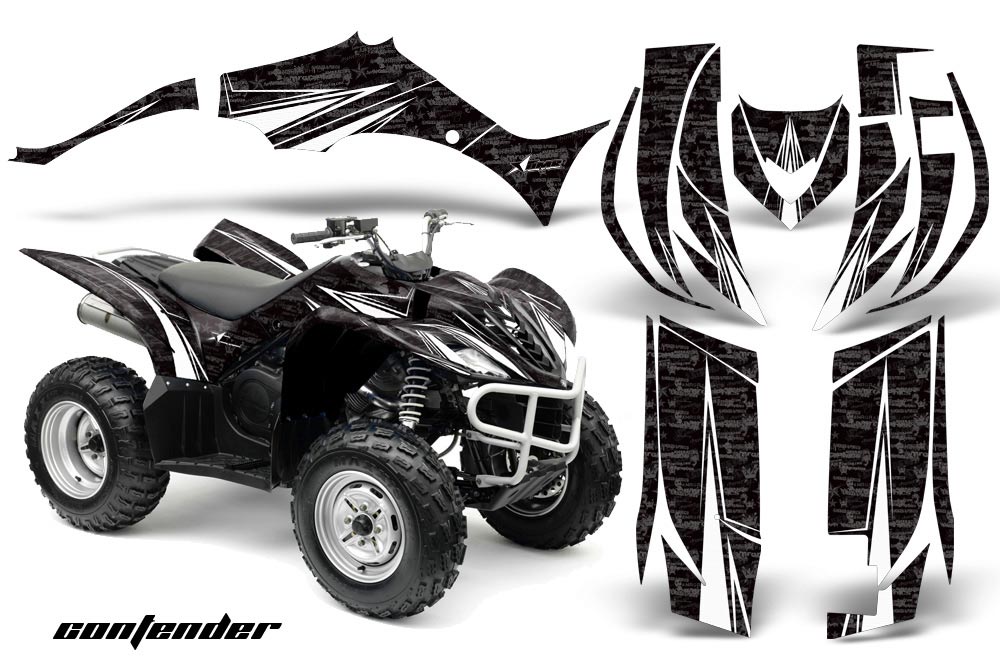 Yamaha Wolverine ATV Graphic Kit - 2006-2012 Contender Black