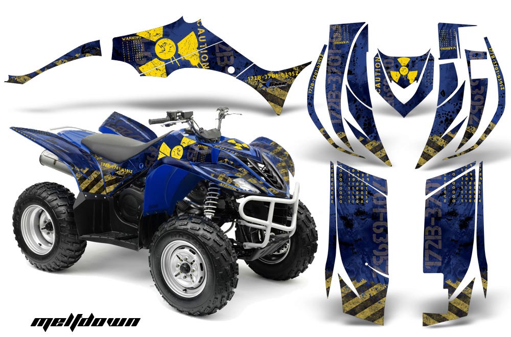 Yamaha Wolverine ATV Graphic Kit - 2006-2012 Meltdown Blue