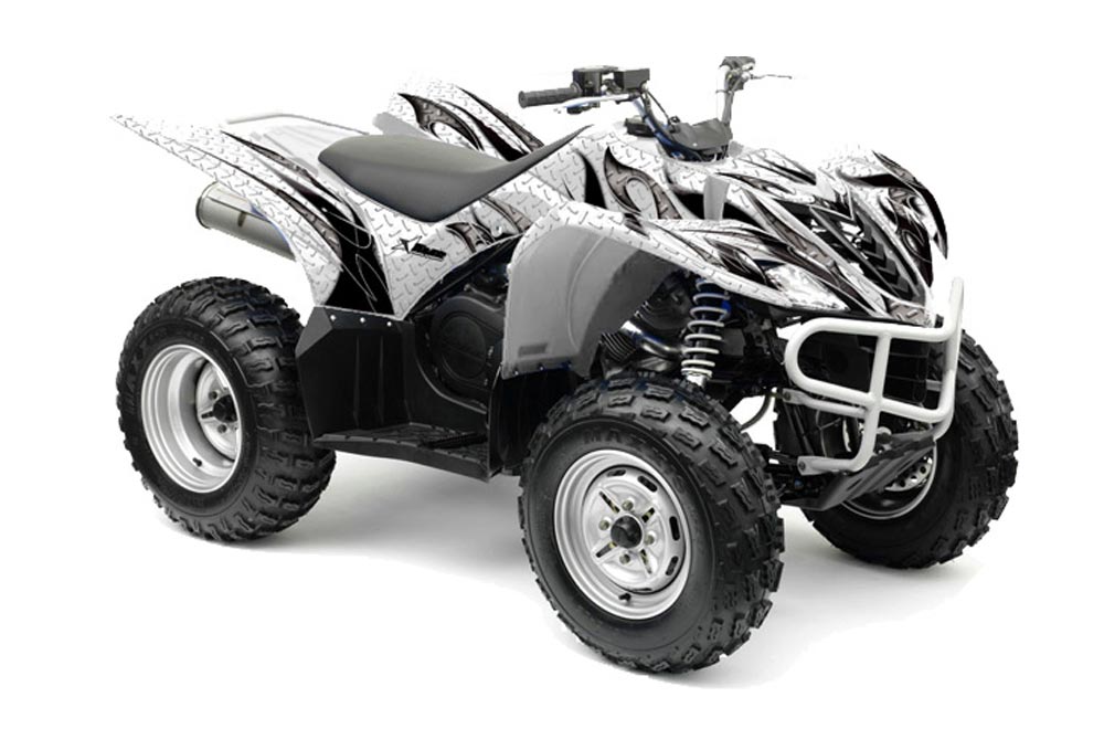 Yamaha Wolverine ATV Graphic Kit - 2006-2012 Tribal Flames Black