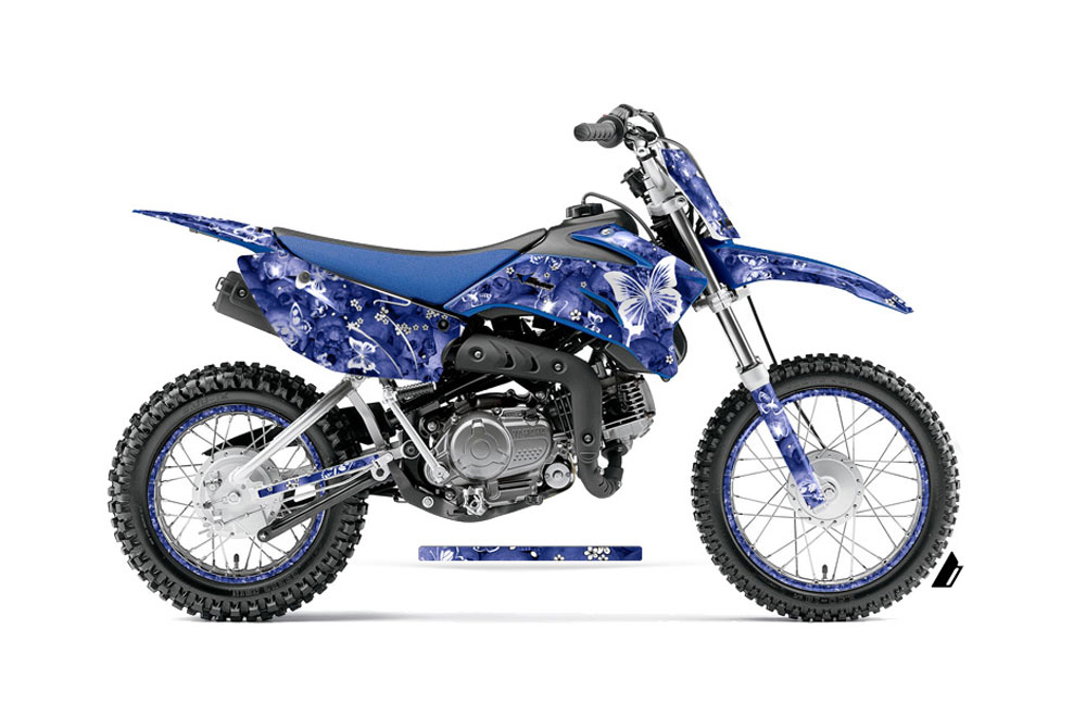Yamaha TTR110 Dirt Bike Graphic Kit - 2008-2018 Butterfly Blue