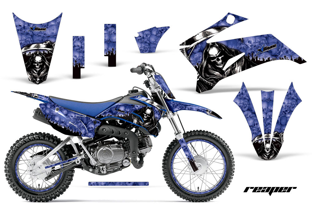 Yamaha TTR110 Dirt Bike Graphic Kit - 2008-2022 Reaper Blue
