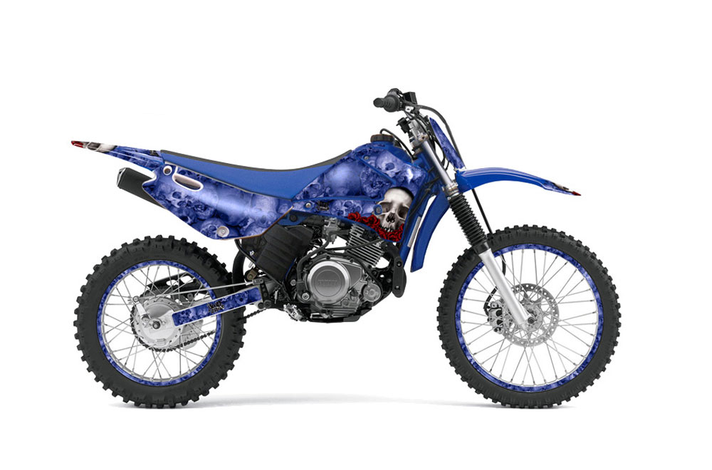 Yamaha TTR125 Dirt Bike Graphic Kit - 2000-2022 Bone Collector Blue