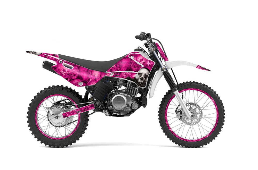 Yamaha TTR125 Dirt Bike Graphic Kit - 2000-2022 Bone Collector Pink