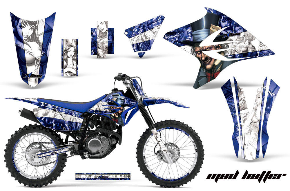 Yamaha TTR230 Dirt Bike Graphic Kit - 2005-2022 Mad Hatter Blue