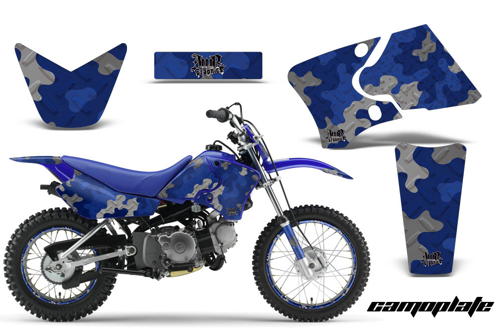 Yamaha TTR50 Dirt Bike Graphic Kit - 2006-2018 Camoplate Blue