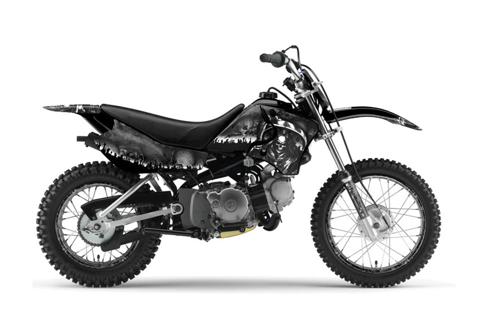 Yamaha TTR90 Dirt Bike Graphic Kit - 2000-2007 Reaper Black