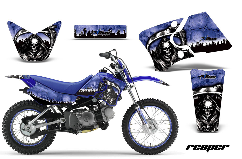Yamaha TTR90 Dirt Bike Graphic Kit - 2000-2007 Reaper Blue