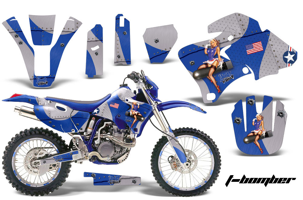 Yamaha WR426F Dirt Bike Graphic Kit - 1998-1999 T Bomber Blue