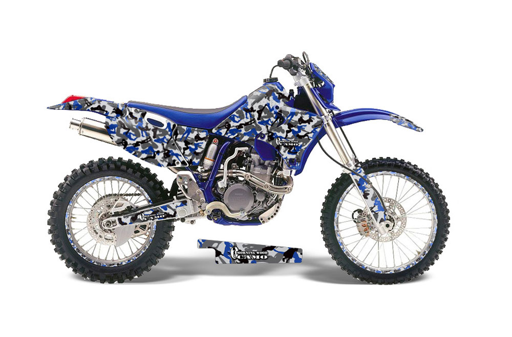 Yamaha WR250 Dirt Bike Graphic Kit - 1998-2002 Urban Camo Blue