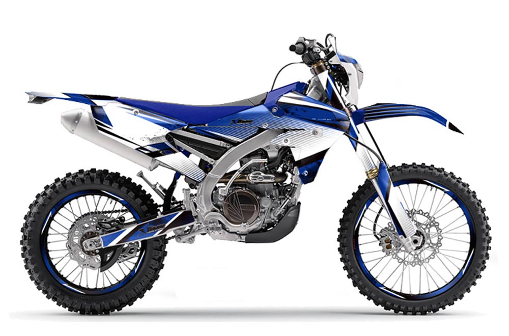 Yamaha WR250F / WR450F Dirt Bike Graphic Kit - 2015-2018 Empire Blue