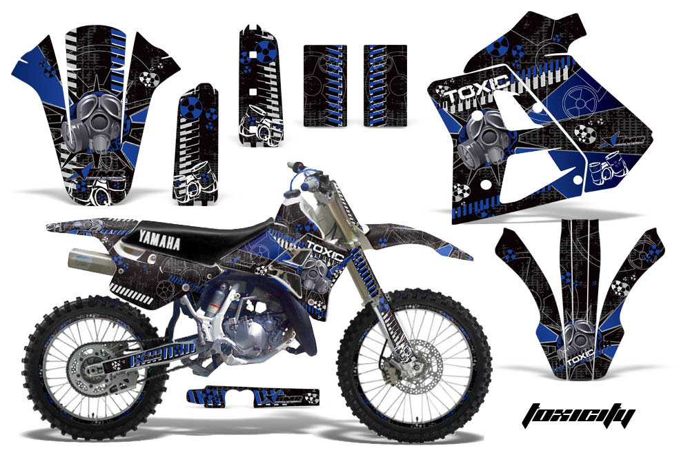 Yamaha WR 250Z Dirt Bike Graphic Kit - 1991-1993 Toxicity Blue