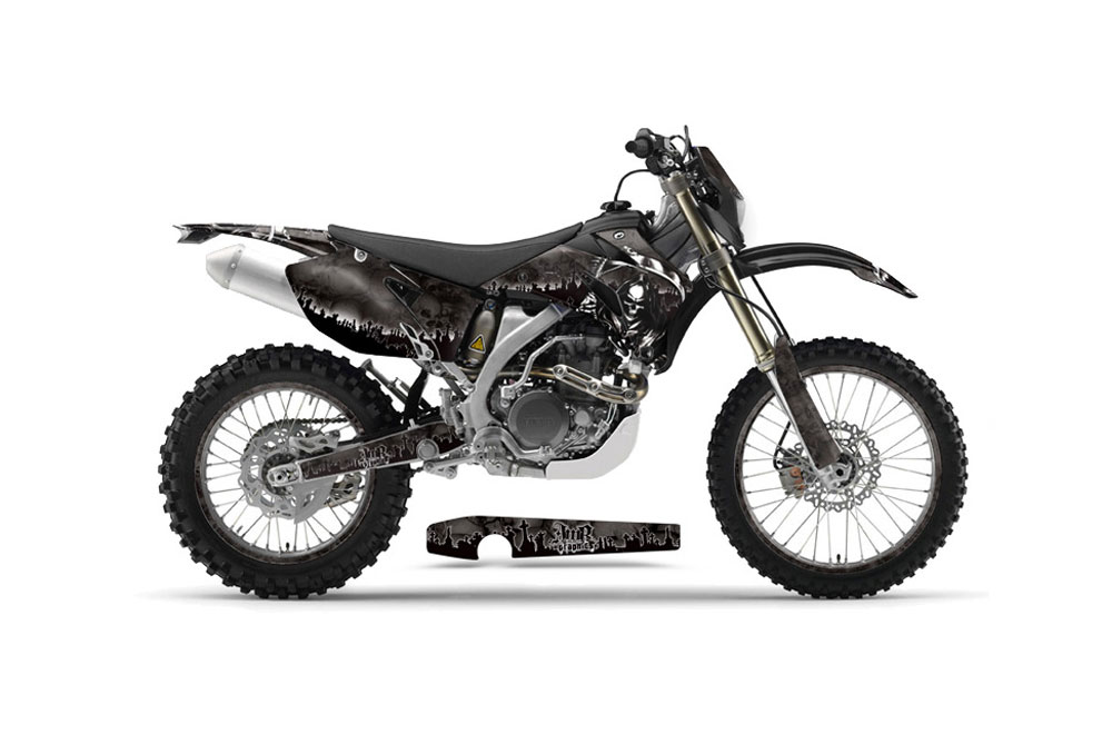 Yamaha WR450F Dirt Bike Graphic Kit - 2007-2011 Reaper Black