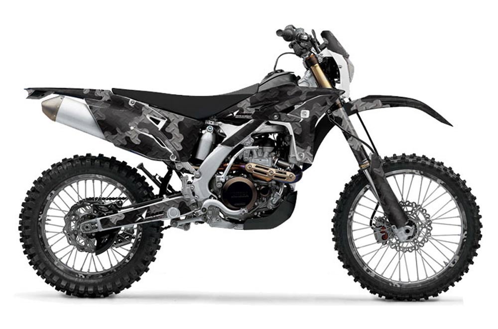 Yamaha WR450F Dirt Bike Graphic Kit - 2007-2011 Camoplate Black