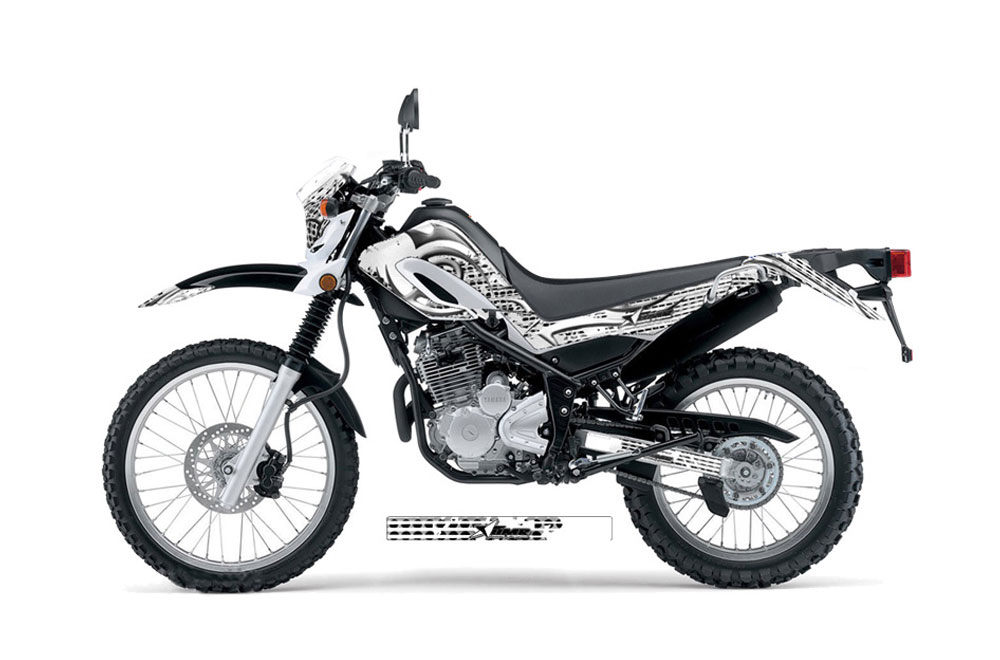 Yamaha XT250X Dirt Bike Graphic Kit - 2006-2018 Deaden White