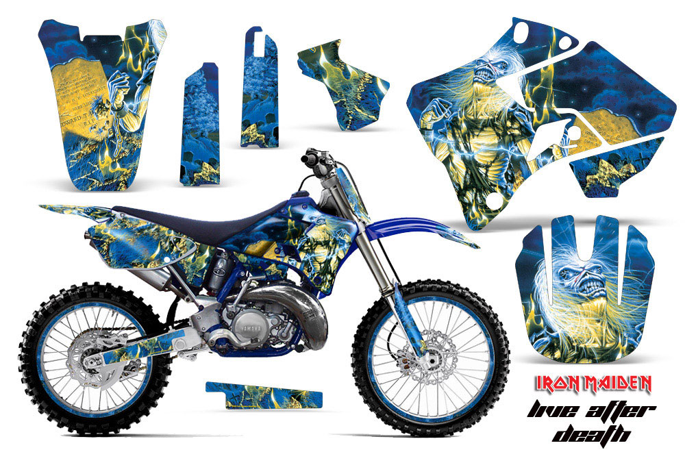 Yamaha YZ250 2 Stroke Dirt Bike Graphic Kit - 1996-2001 Live After Death