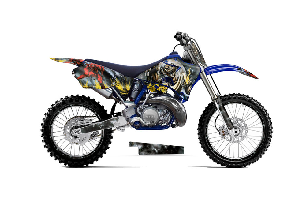 Yamaha YZ125 2 Stroke Dirt Bike Graphic Kit - 1996-2001 Number of the Beast